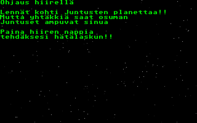 Pöljän Taistelu II atari screenshot